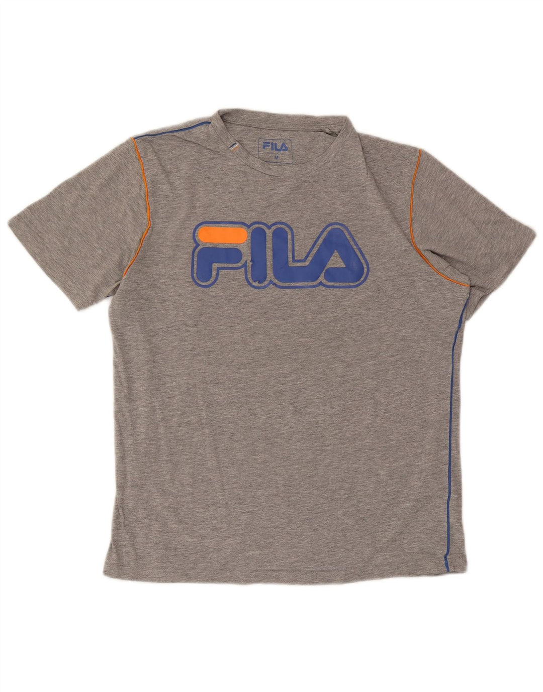 Fila T-Shirt Graphique Homme Gris Moyen Moucheté Coton