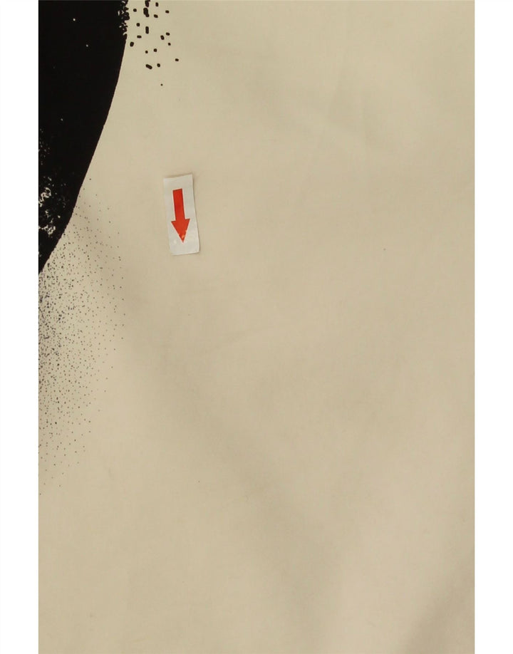 Quiksilver Short de bain graphique pour hommes, grand, en polyester color block blanc