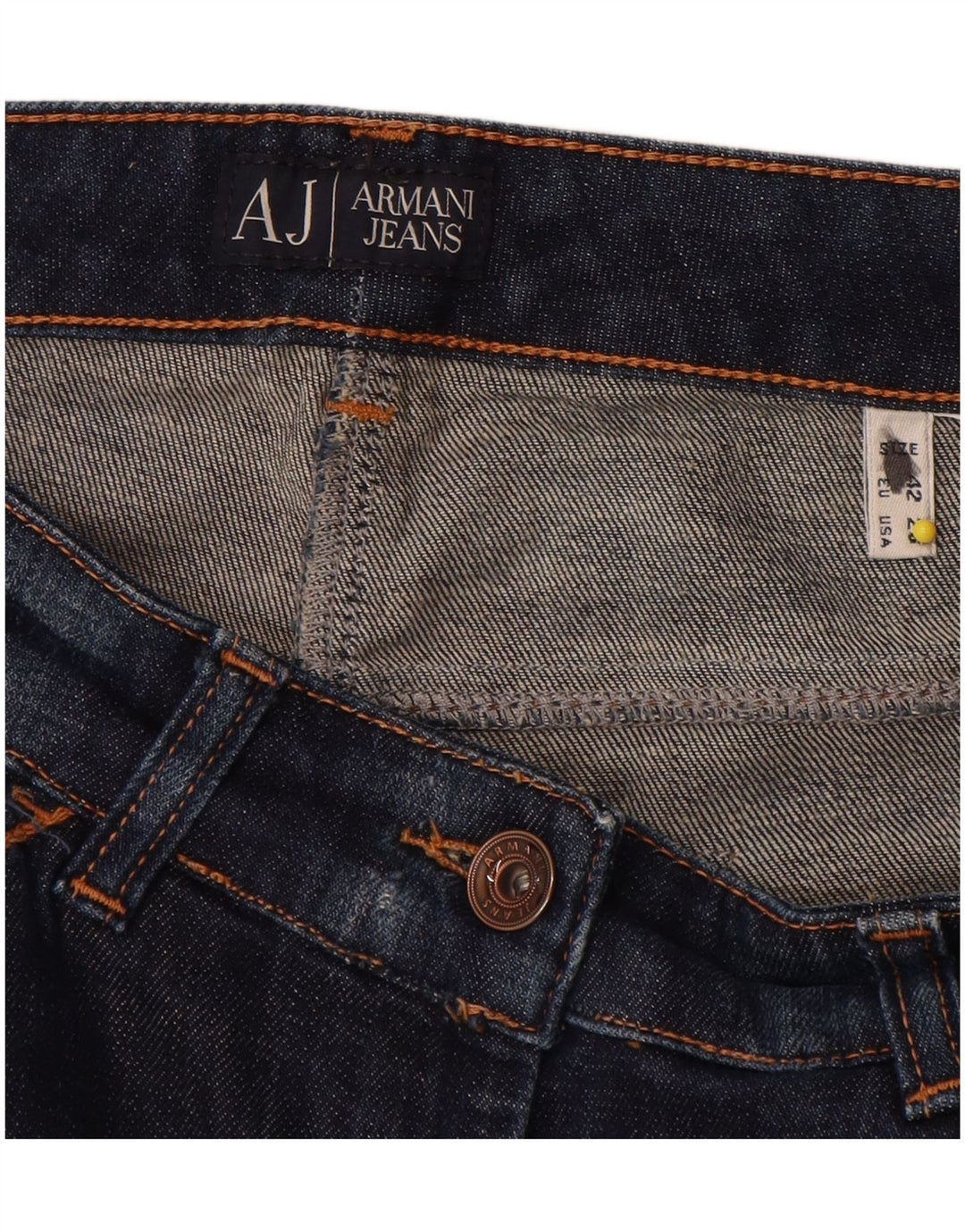 Armani Jeans Bootcut Femme W28 L31 Bleu Marine