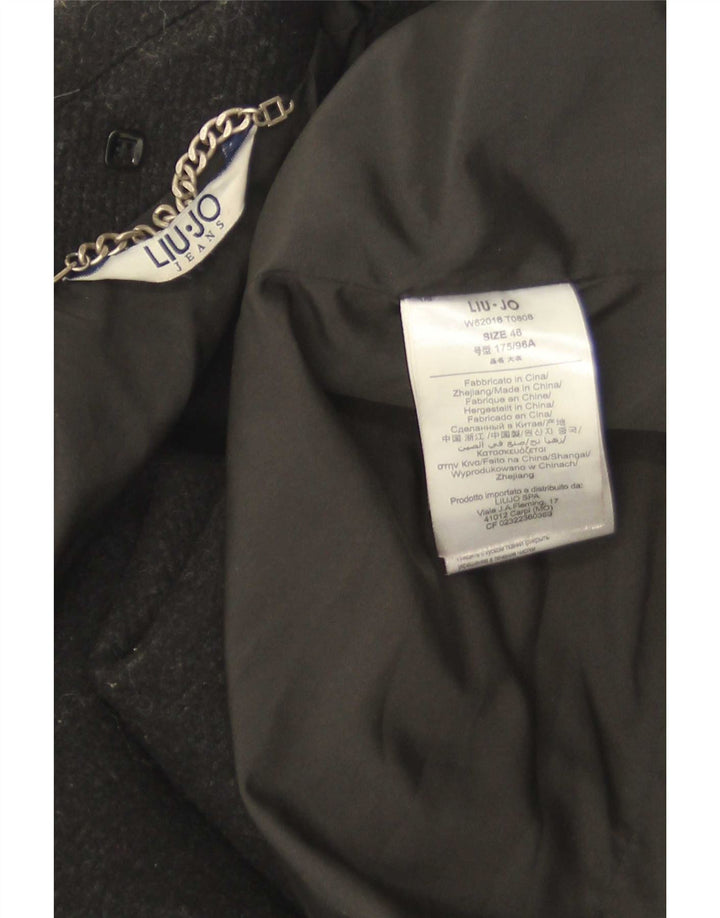 Liu Jo Manteau Double Boutonnage Homme IT 46 Petite Laine Noire