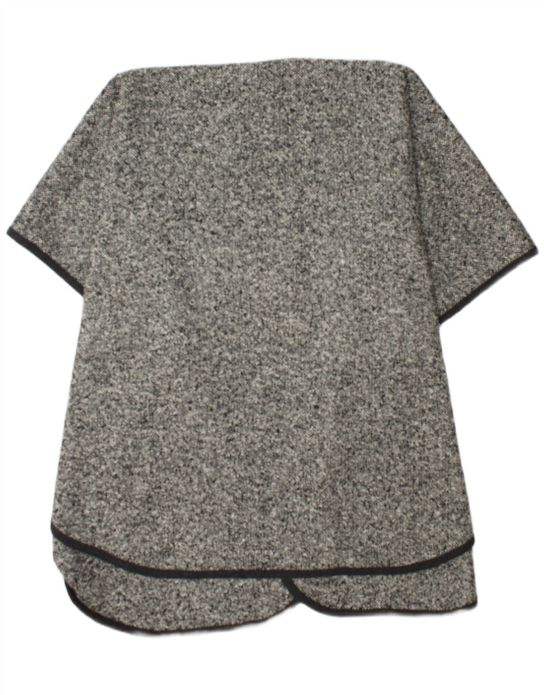 vintage Womens Cape Coat One Size Gris Moucheté
