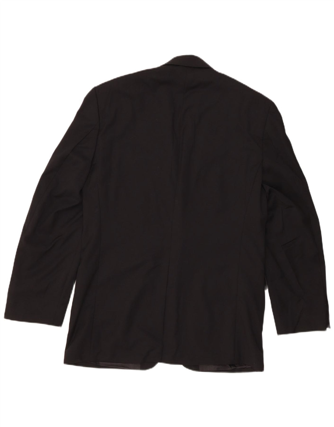 Chaps Veste Blazer 2 Boutons Homme UK 38 Laine Noir Moyen