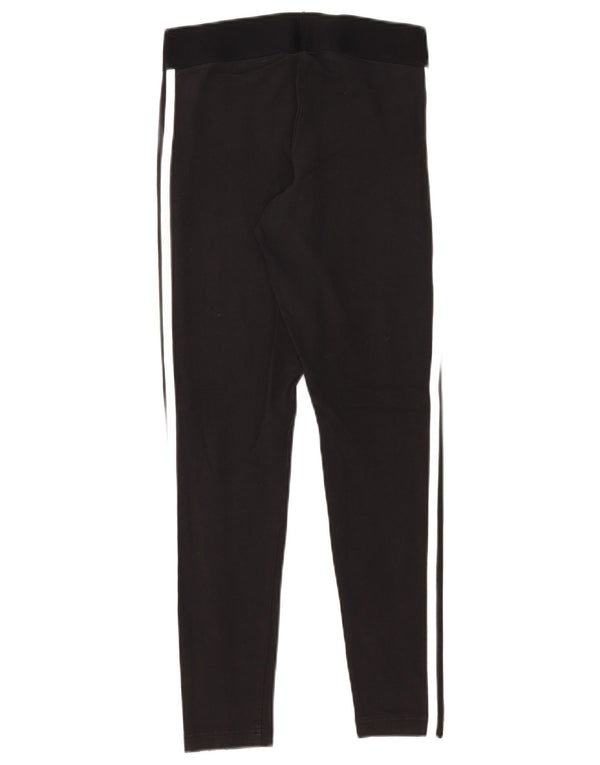 Adidas Leggings coupe régulière pour femme UK 8/10 Petit coton noir