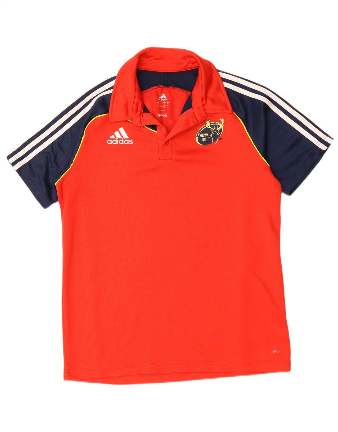 ADIDAS Polo Graphique Munster Rugby Homme Rouge Moyen Colorblock