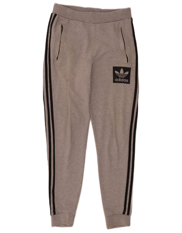 Adidas Pantalon de survêtement graphique pour homme Joggers XS Gris Coton