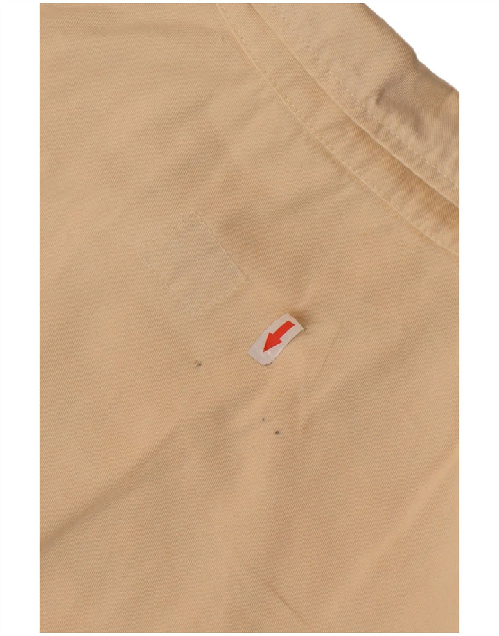 VINTAGE Veste utilitaire militaire pour hommes UK 36 Petit coton beige