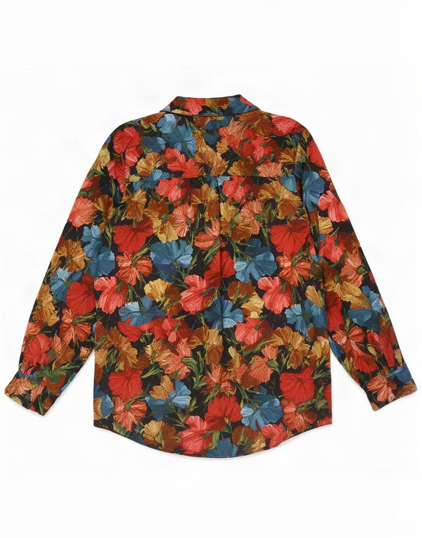 Zara Chemise surdimensionnée pour femme UK 10 Petit floral multicolore