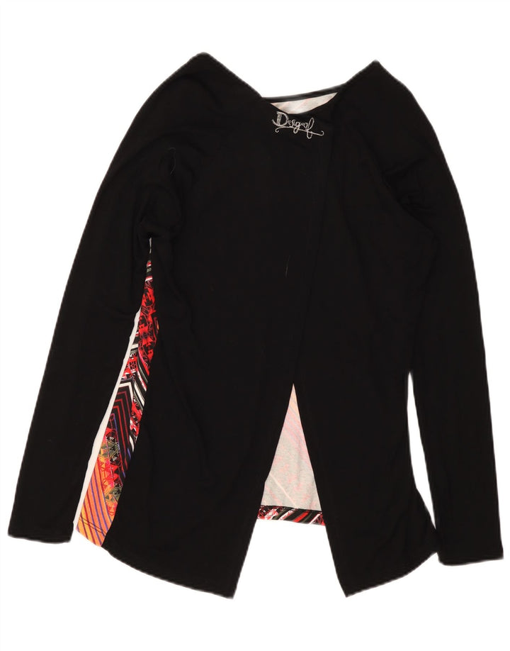 DESIGUAL Femme Chemisier Top UK 10 Small Viscose Géométrique Multicolore