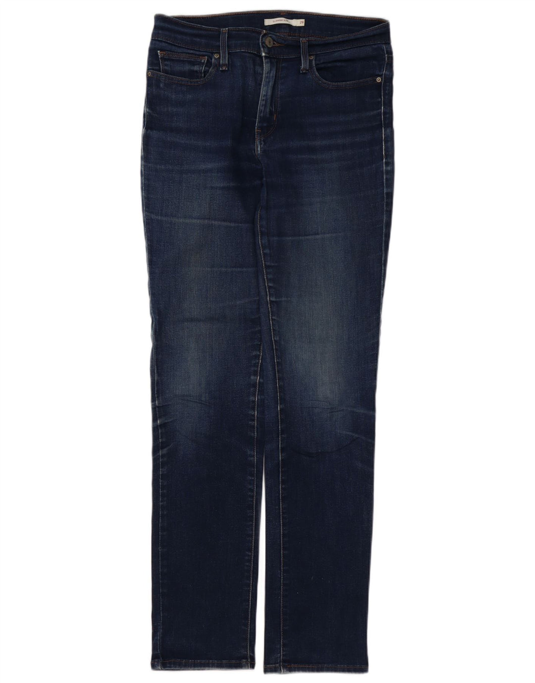LEVI'S Jean Slim Amincissant Femme W29 L32 Bleu Coton
