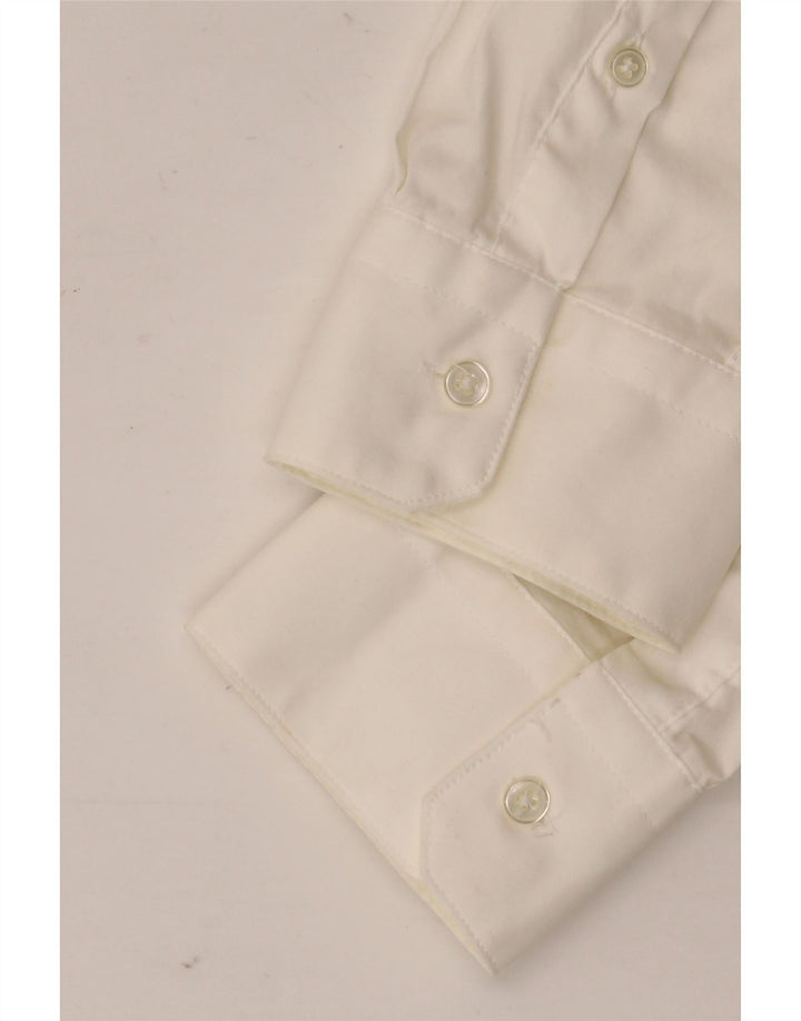 ZARA Chemise Super Slim Fit Homme Blanc Moyen Coton