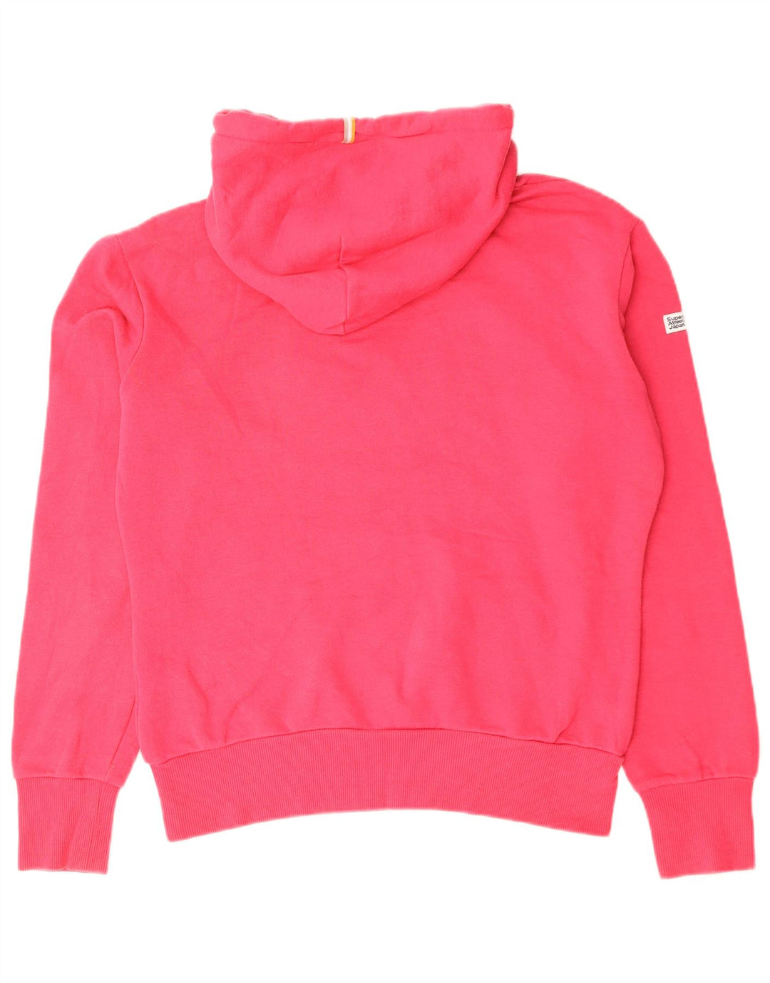 Superdry Pull à capuche surdimensionné pour femme UK 10 Petit coton rose