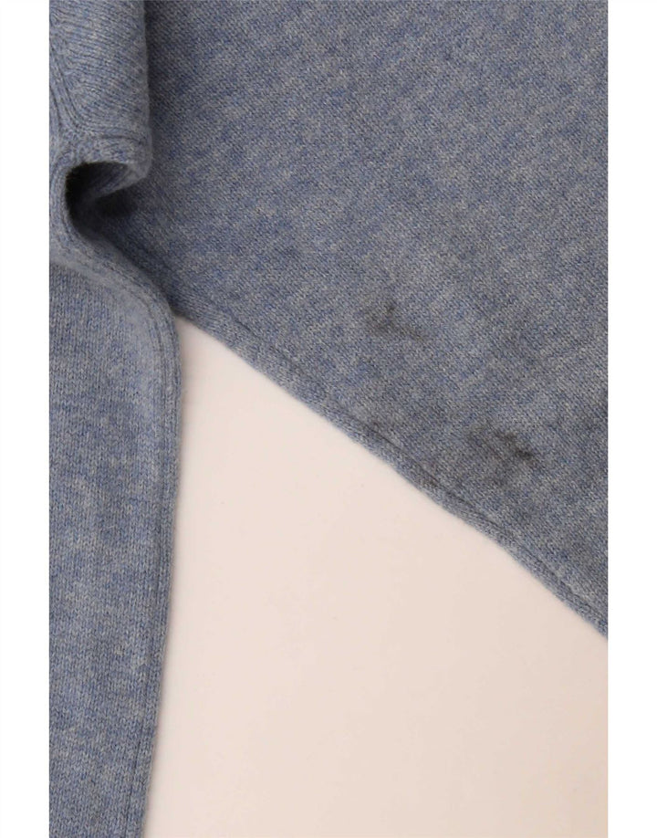 Gant Pull à col rond pour homme en laine d'agneau Bleu Large