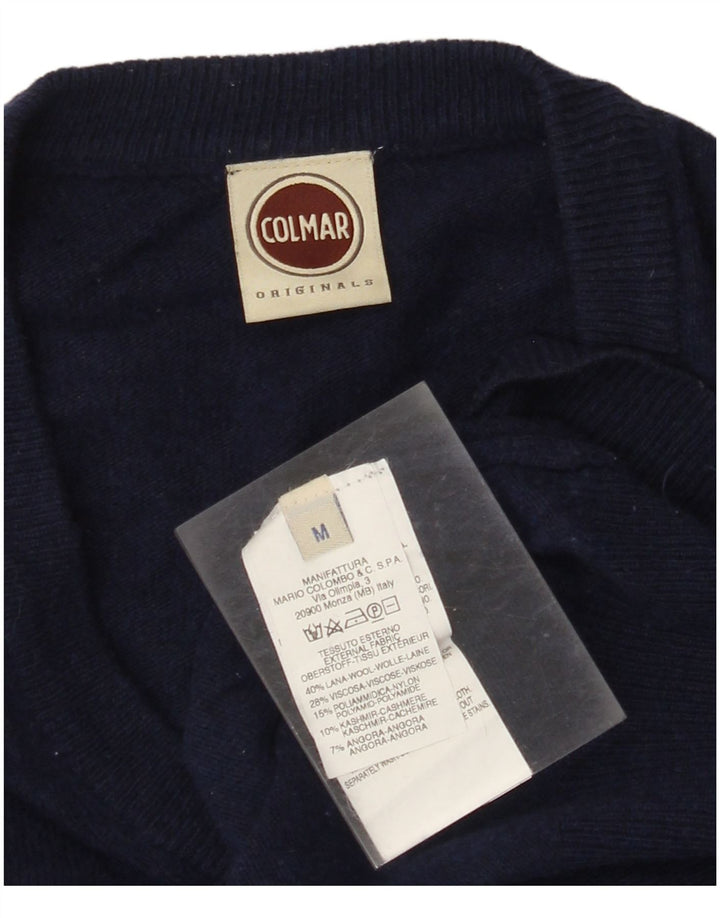 Colmar Pull Col V Femme UK 44 Laine Bleu Marine Moyen