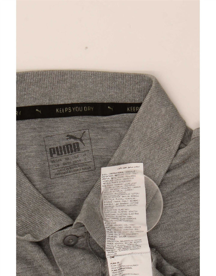 Puma Polo Homme Grand Gris Coton
