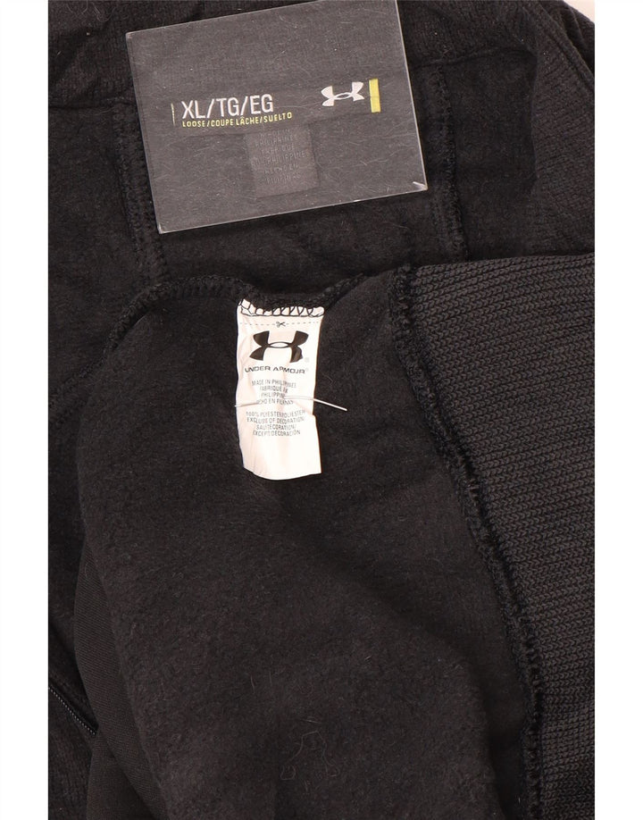 Under Armour Sweat-shirt Zip Neck Homme XL Gris Polyester