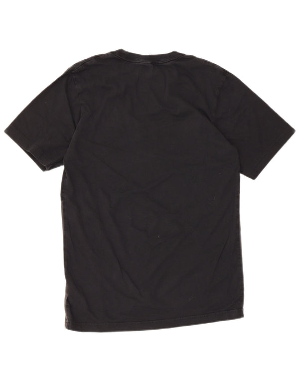 NIKE T-shirt graphique pour hommes, petit haut en coton color block noir