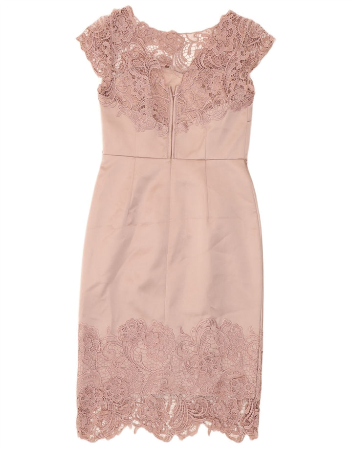 Coast Robe fourreau pour femme UK 8 Petit Rose Polyester