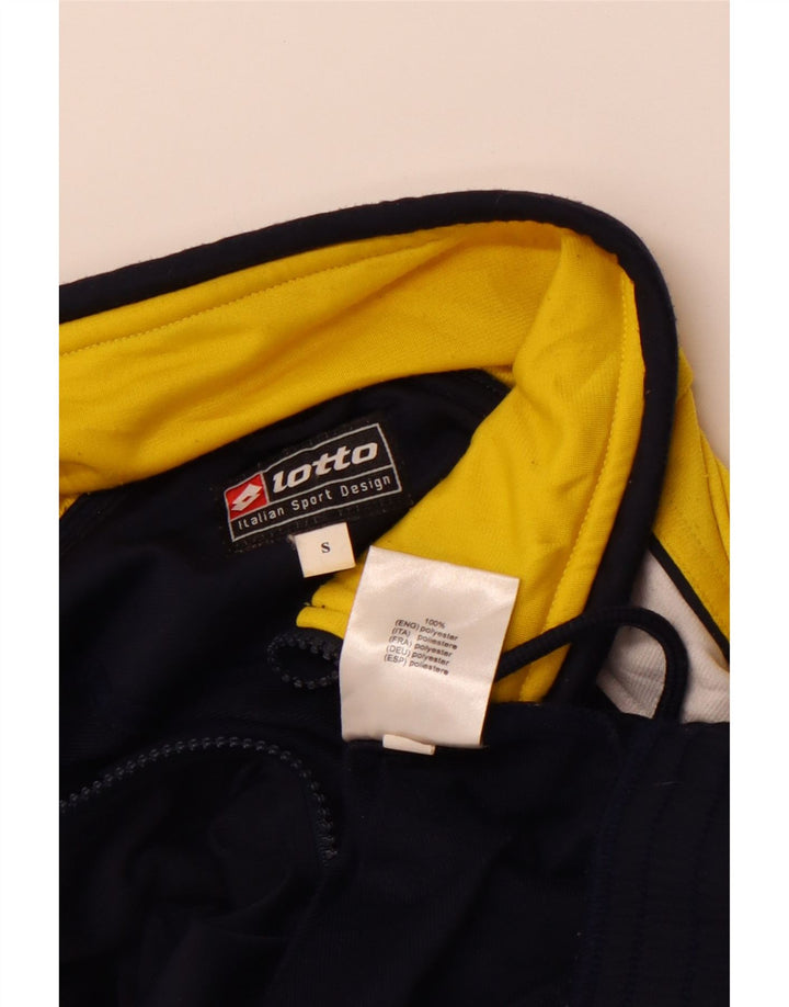 LOTTO Veste de Survêtement Homme Petit Bleu Marine Colorblock Polyester