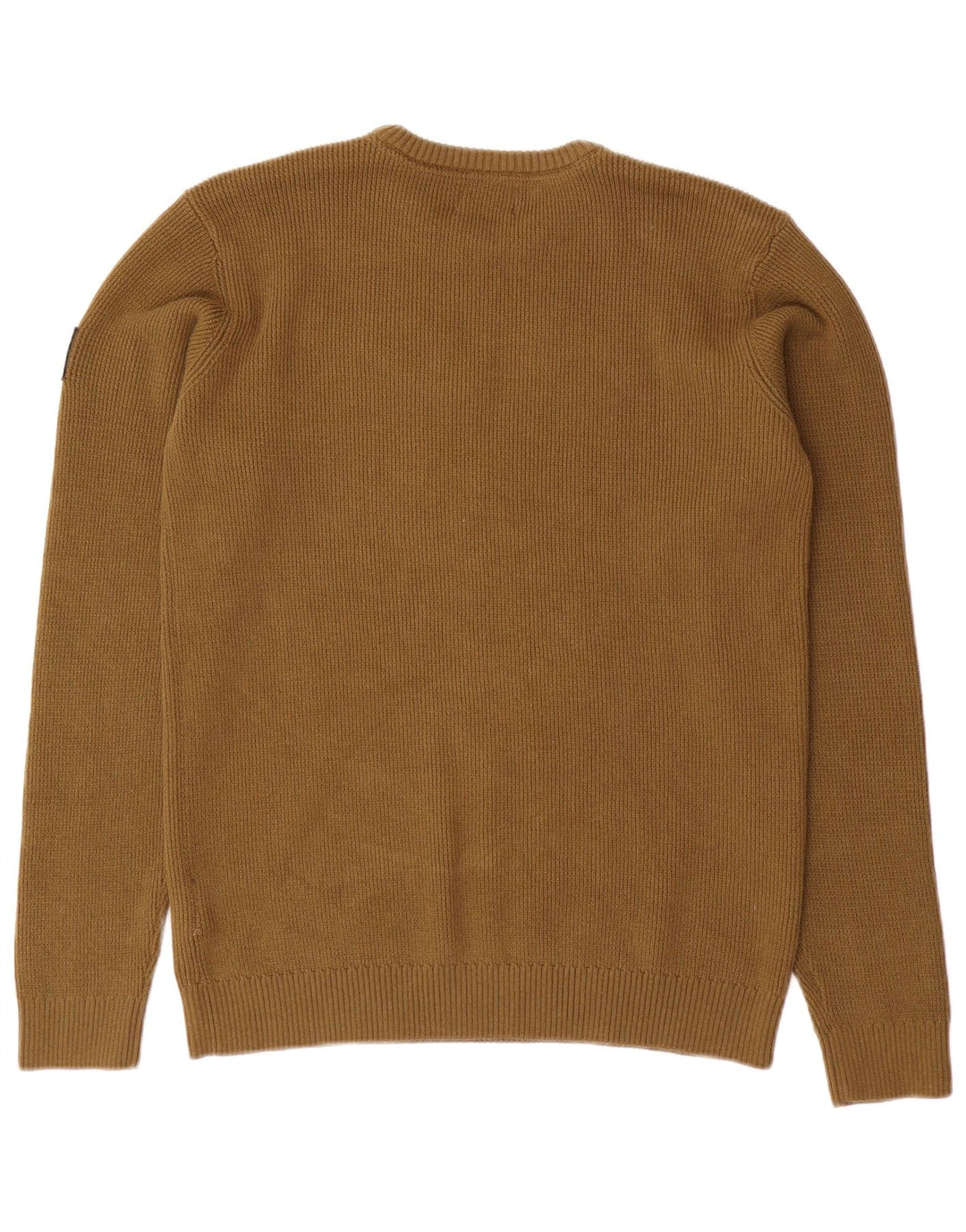 Lyle & Scott Pull à col rond pour garçon 14-15 ans Kaki Coton