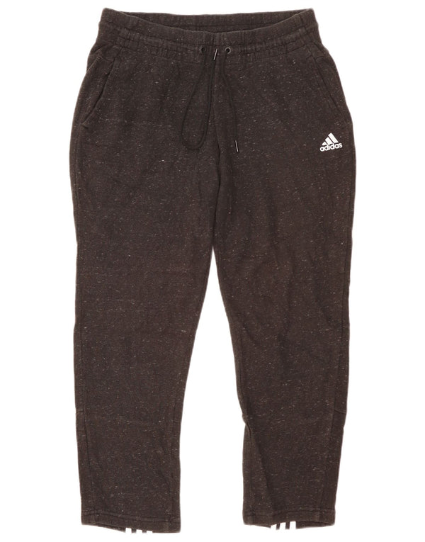 Adidas Pantalon de survêtement pour femme UK 12/14 Coton moucheté noir moyen