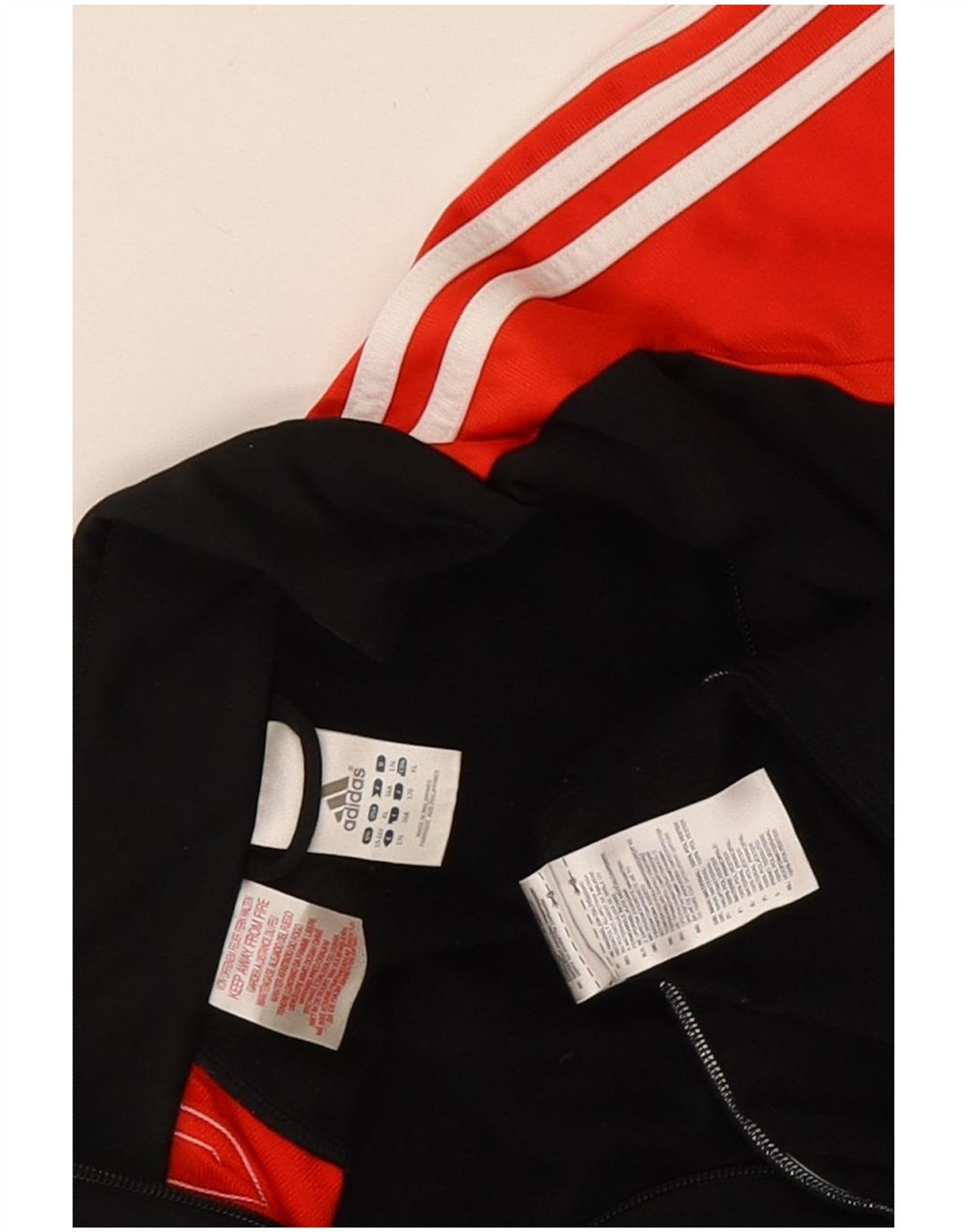 Adidas Veste de Survêtement Garçon 15-16 ans Noir Colourblock Polyester