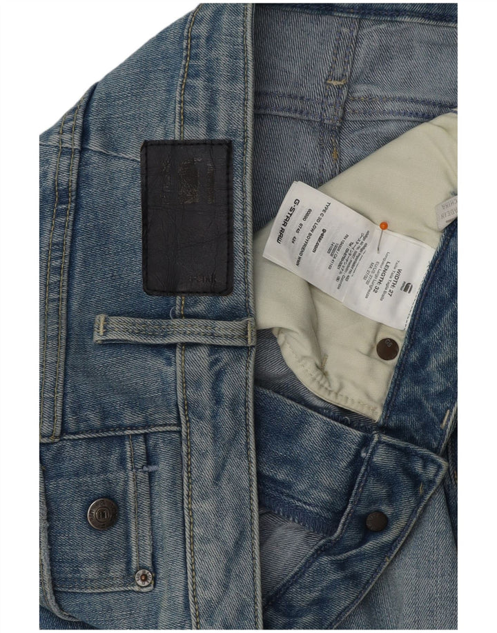 G-STAR Femme Jean Skinny Coupe Boyfriend W27 L28 Bleu Coton