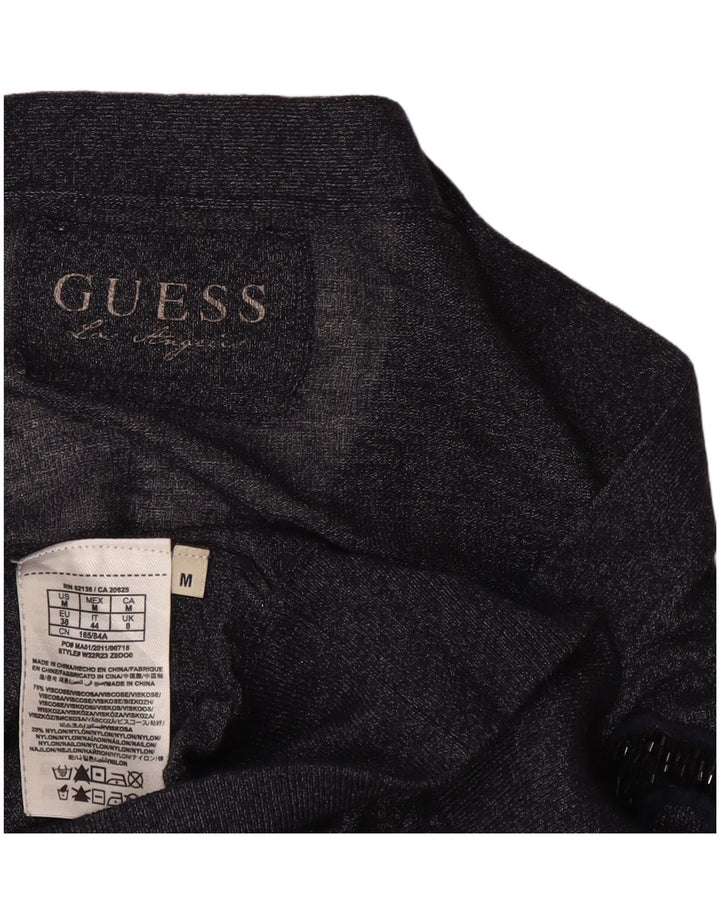 Guess Cardigan pour femme en viscose bleu marine moyen UK 44