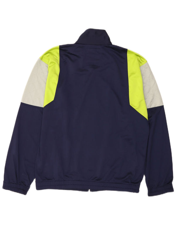 DIADORA Veste de survêtement pour homme UK 42 Large Bleu marine Colourblock