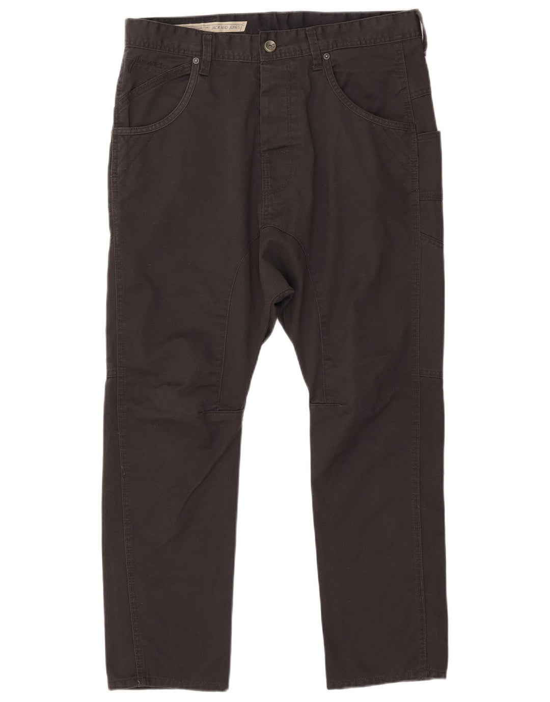 Jack & Jones Pantalon décontracté slim pour homme W34 L25 Noir Polyester