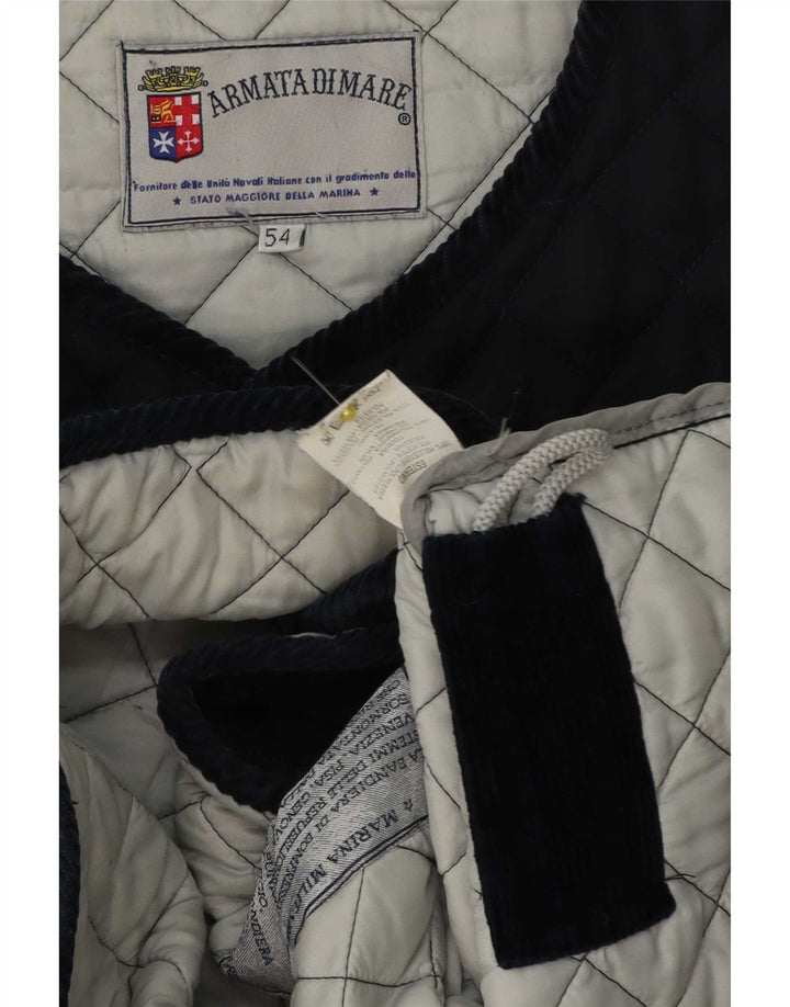 Armata Di Mare Gilet matelassé homme IT 54 2XL bleu marine polyester