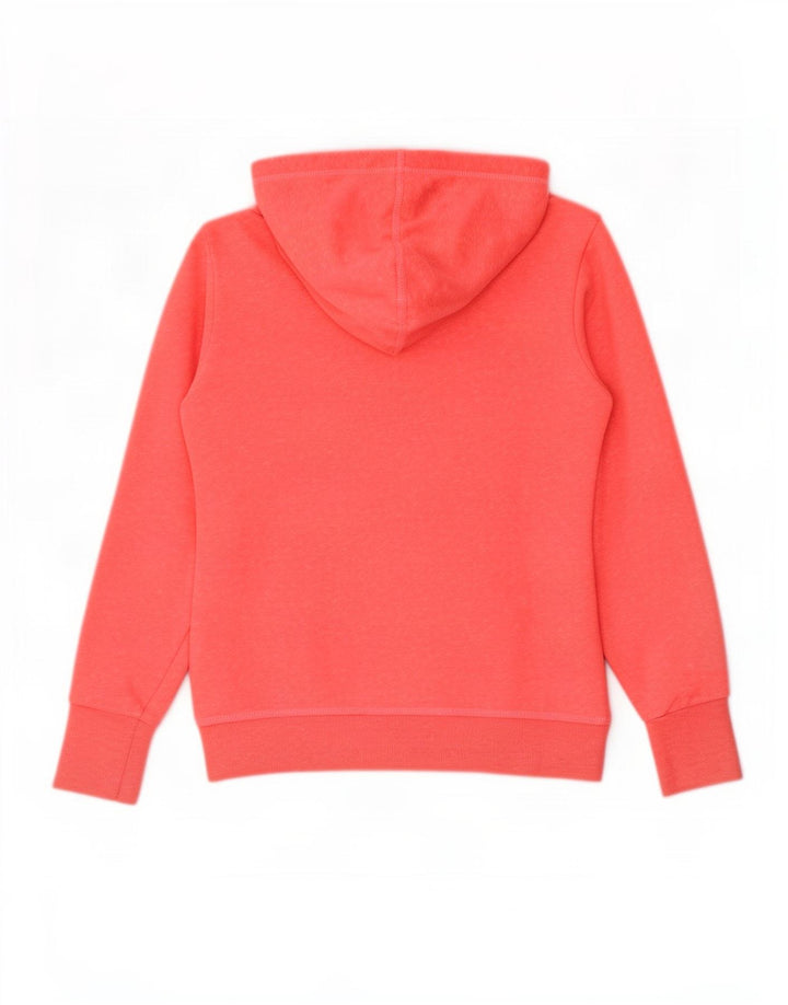 Superdry Pull à capuche graphique pour femme UK 14 Rose moyen Polyester