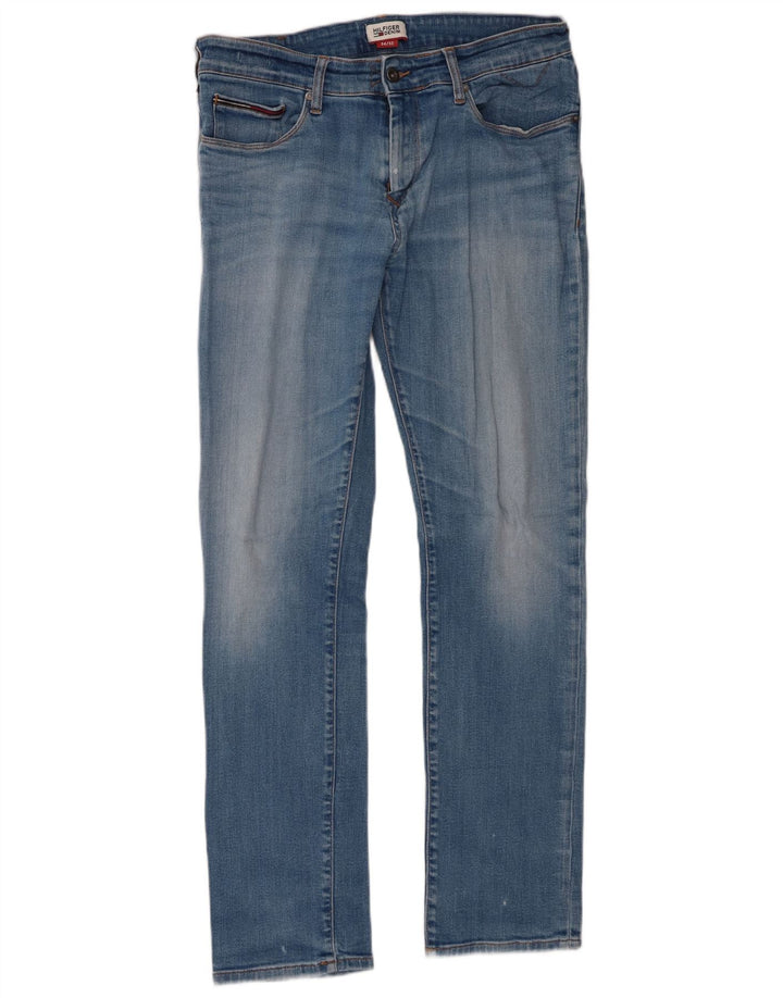 Tommy Hilfiger Jean Slim Homme W34 L32 Bleu Coton