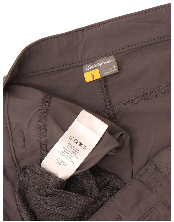Eddie Bauer Short cargo pour femme US 8 Medium W32 Nylon gris