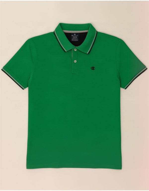 Champion Polo Homme Vert Moyen Coton