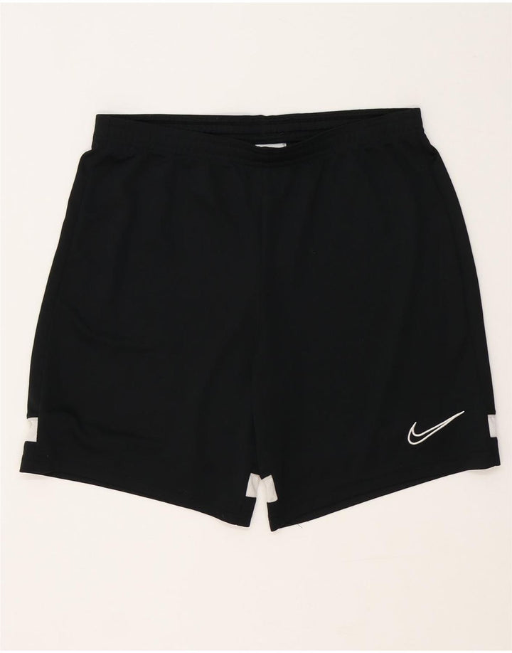 Nike Short de sport Dri Fit pour homme en polyester noir moyen