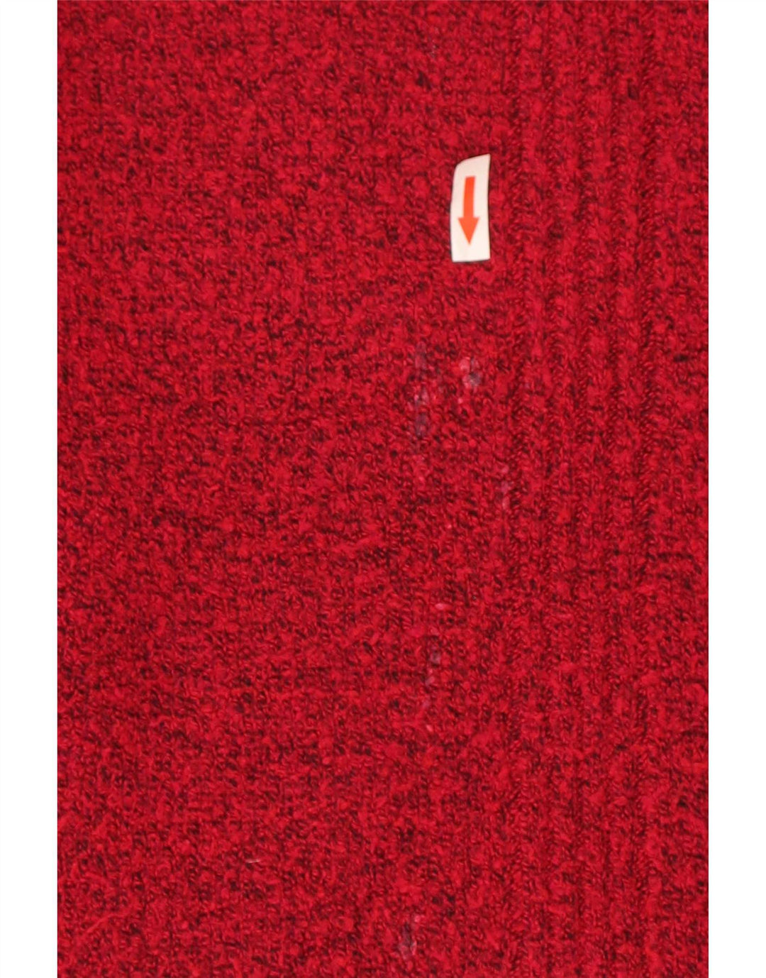 Marks & Spencer Pull col bateau pour femme UK 14 Medium Rouge moucheté