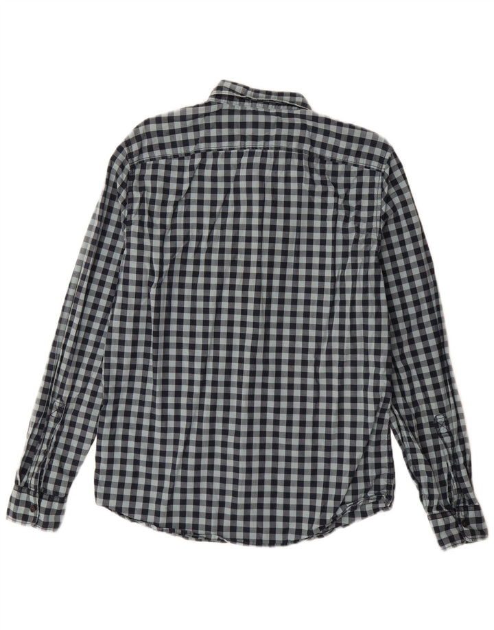 Timberland Chemise Slim Fit Homme Bleu Marine Moyen Vichy Coton