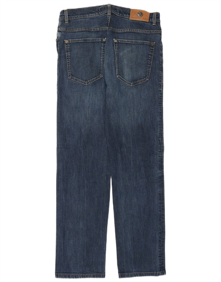 Trussardi Jean Droit W32 L29 Bleu Coton Femme