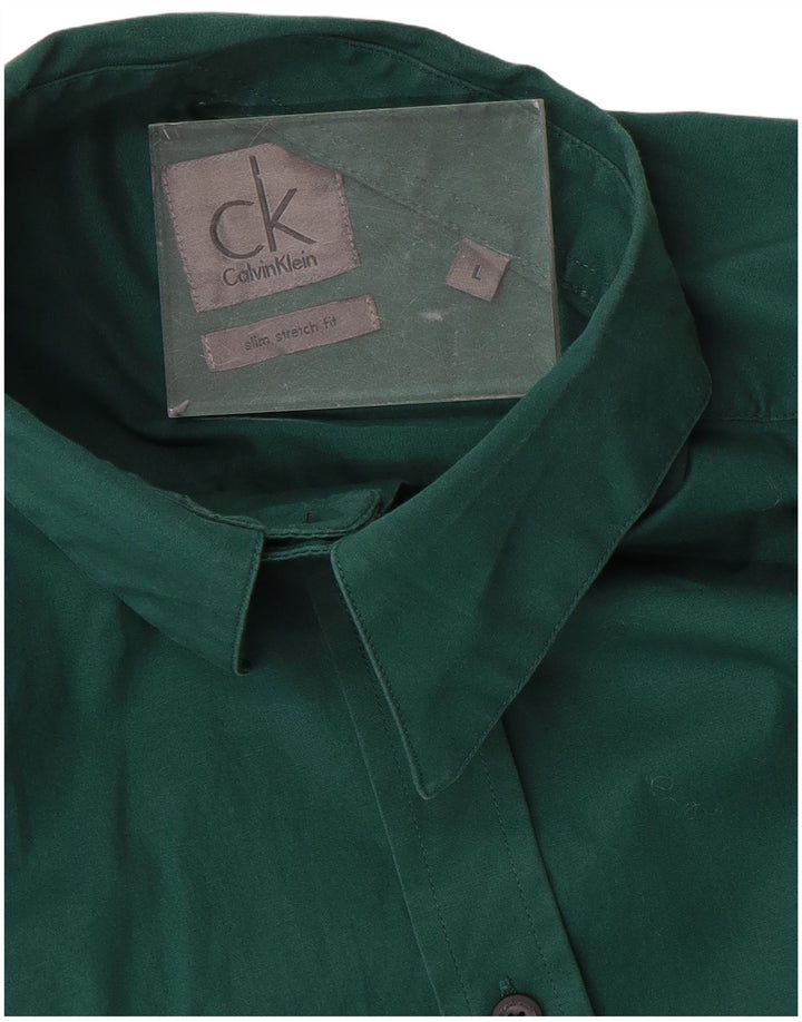 CALVIN KLEIN Chemise Slim Fit Homme Vert
