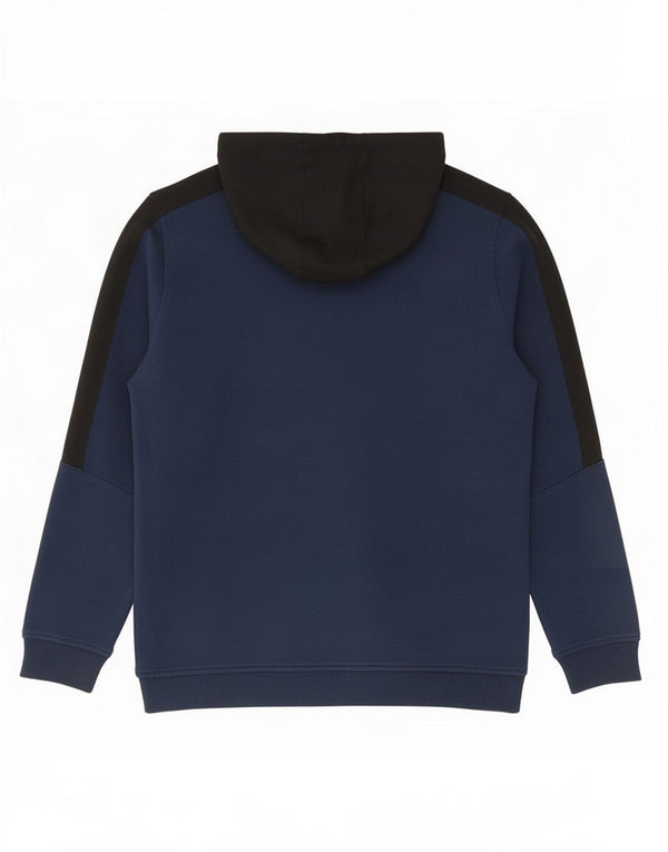 Under Armour Sweat à Capuche Graphic Zip Neck Homme Bleu Moyen Colourblock