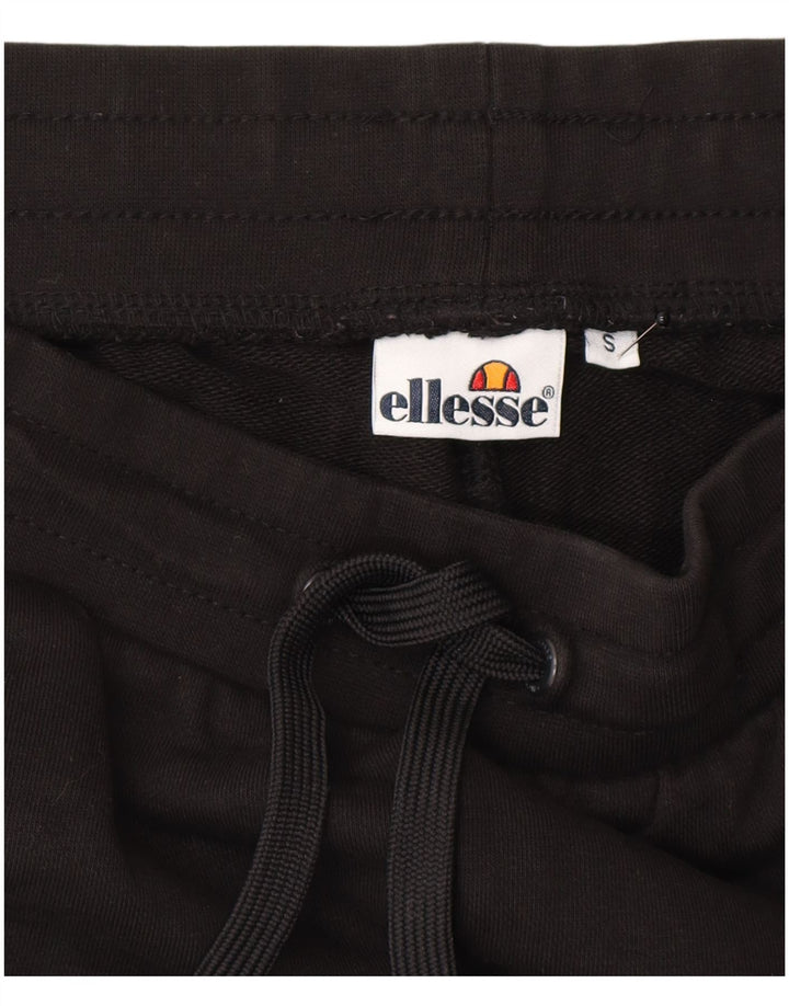 Ellesse Pantalon de survêtement pour homme en coton noir Taille S