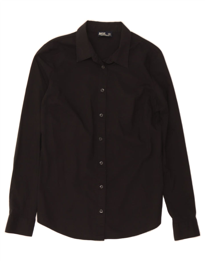 RIFLE Womens Shirt UK 10 Small Black Vintage Rifle and Second-Hand Rifle from Messina Hembry 