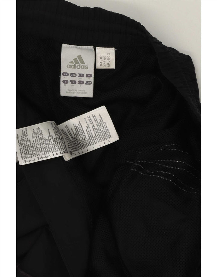 Adidas Pantalon de survêtement Clima Proof pour femme UK 12 Medium Noir Polyester