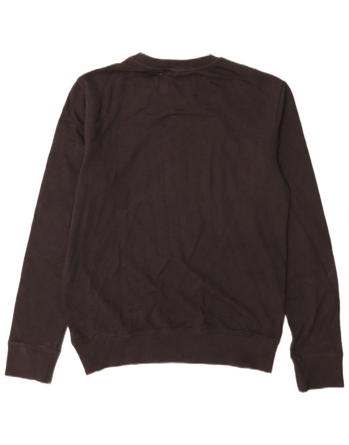 Calvin Klein Jeans Sweat-Shirt Graphique Homme Noir Moyen Coton