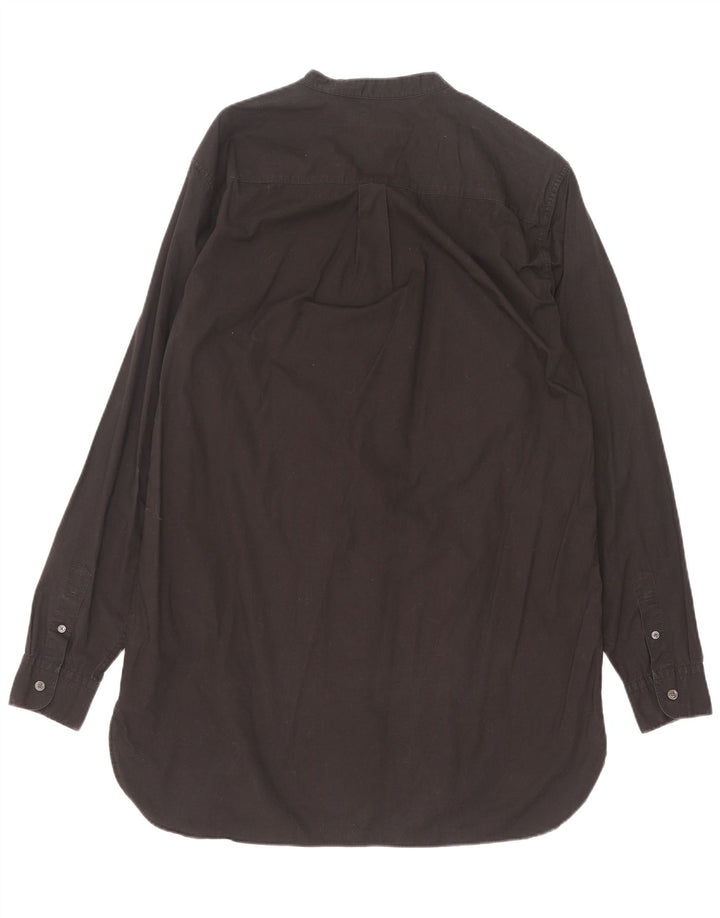 All Saints Chemise Longue Homme Noir Moyen Coton