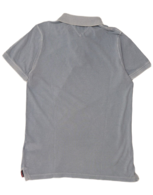 Tommy Hilfiger Polo Homme Bleu Moyen Coton