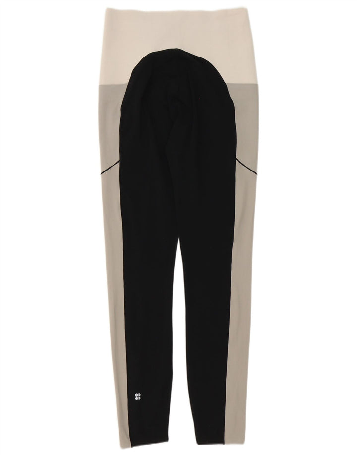Sweaty Betty Leggings Femme UK 8 Petit Noir Colorblock Polyester