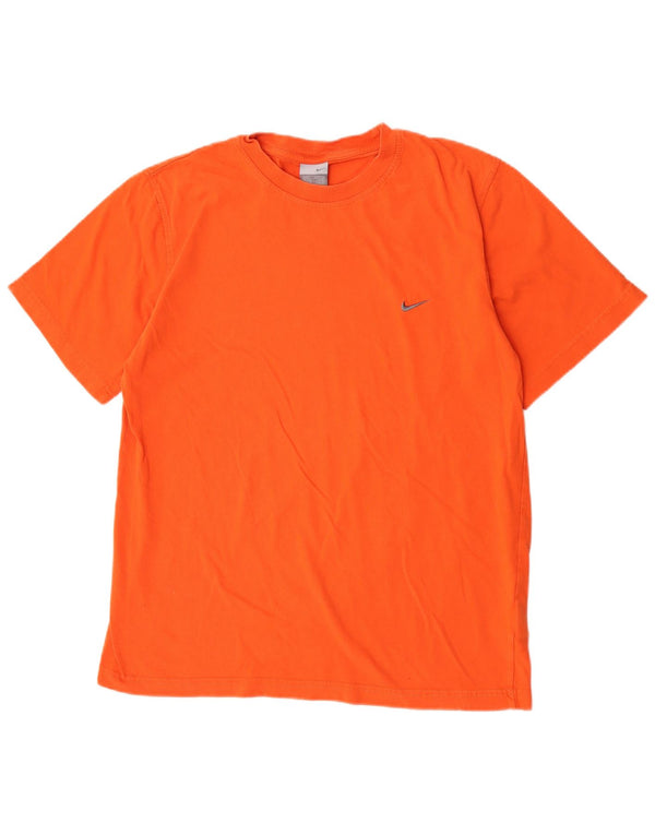 Nike T-Shirt Homme UK 39/41 Coton Orange Moyen