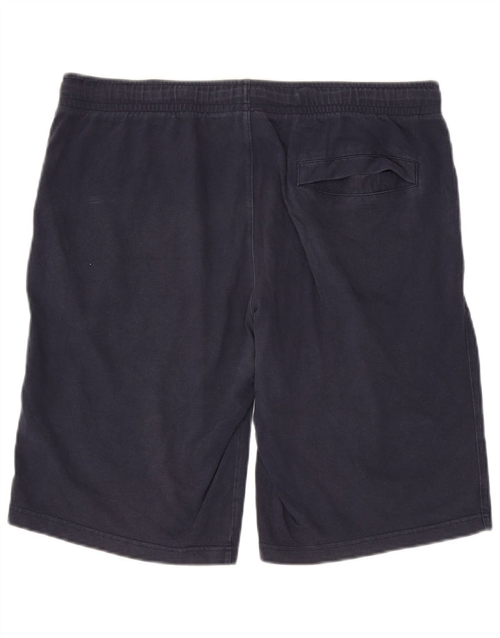 Nike Short de sport pour homme en coton bleu marine Taille L