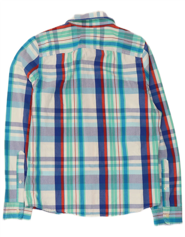 Hollister Chemise Homme Bleu Moyen Check Cotton